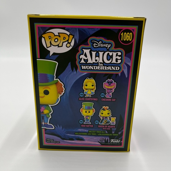 Alice in Wonderland Funko Shop Black Light POP Bundle Set + 4 Free Pop Protector - Picture 16 of 16